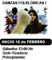 Clases de Danzas Folklóricas. SABADO VERANO 2019 Hs. Nivel Principiantes. Rivadavia 1180. Microcentro - www.cursosdefolklore.com.ar